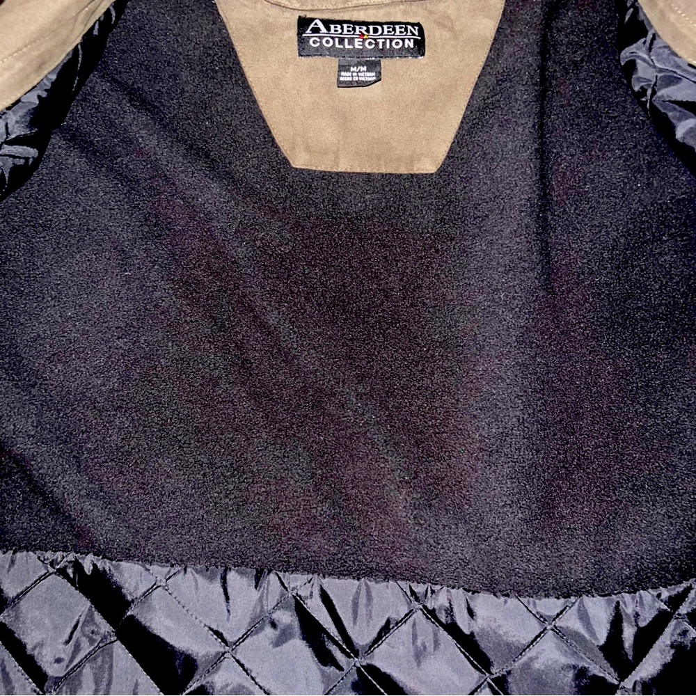 Aberdeen Collection Brown Suede Bomber Jacket - image 7